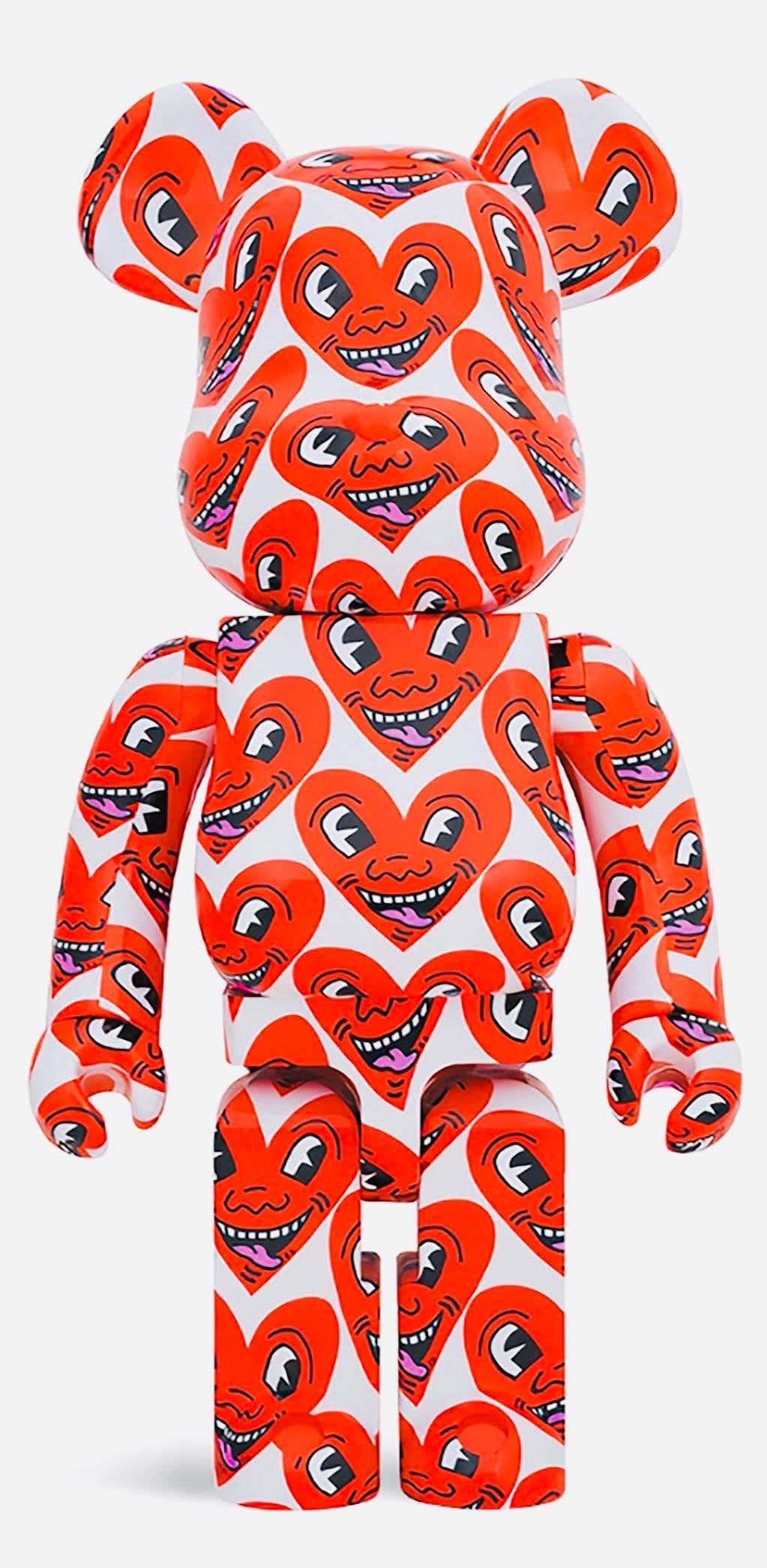 Basquiat Warhol Haring Bearbrick 400%: set of 6 works (Basquiat BE@RBRICK) For Sale 5