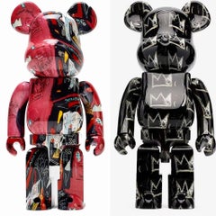 Warhol Basquiat Bearbrick 1000% figures: 2 works (Warhol Basquiat Be@rbrick)