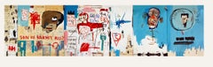 Life like son of Barney Hills, Jean Michel Basquiat, Basquiat silk scarf. 