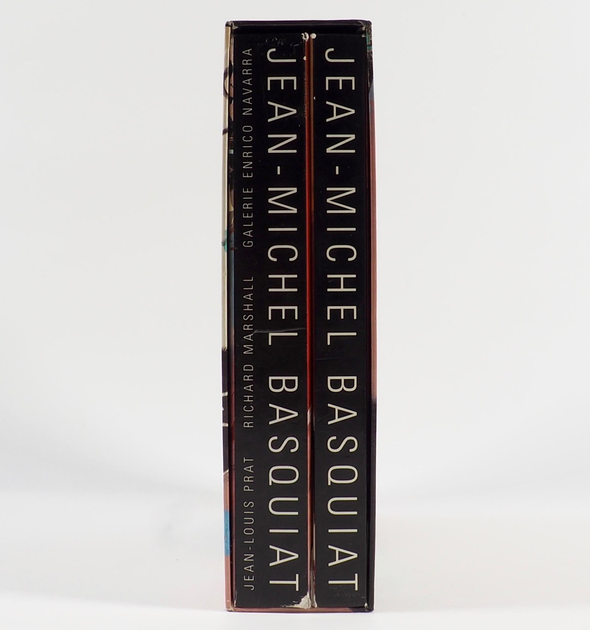 Jean-Michel Basquiat. L'Oeuvre Peinte. Catalogue Raisonne. 2 Volumes sous étui
Publié par la Galerie Enrico Navarra:: Paris:: 1996. 

Un livre très rare et le catalogue le plus complet de l'œuvre de l'artiste. Le marchand de Basquiat:: Christophe