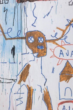 Jean-Michel Basquiat. Serigrafia a colori numerata. 1990s.