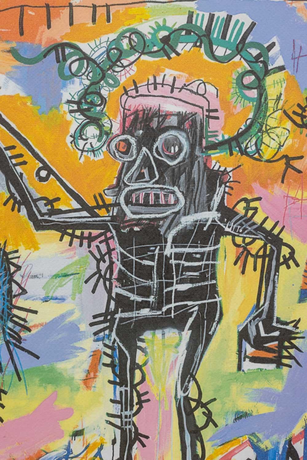 Jean-Michel Basquiat. Numbered color silkscreen print. 1990s. im Zustand „Hervorragend“ im Angebot in Saint-Ouen, FR