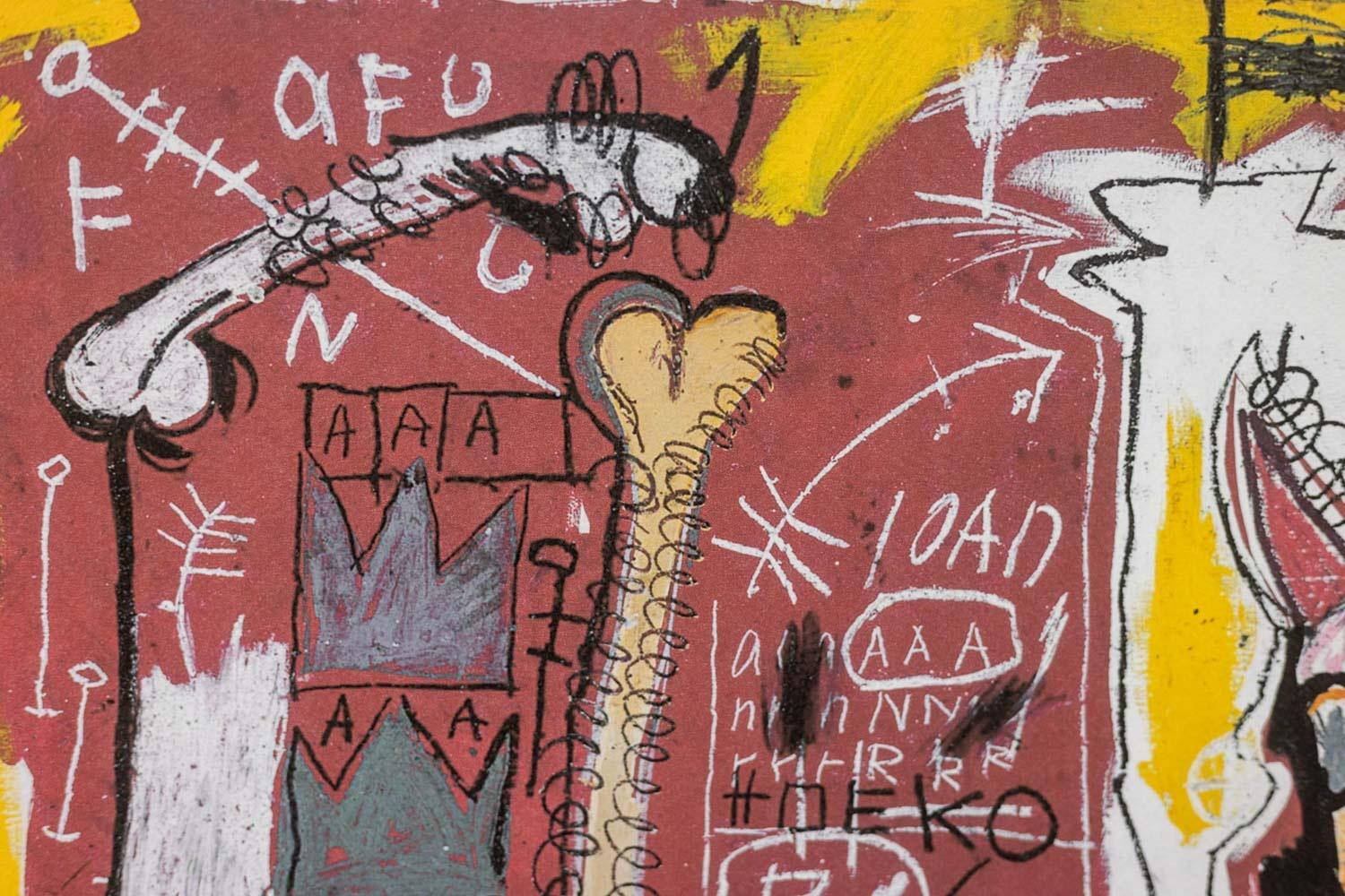 Jean-Michel Basquiat. Nummerierter Farbserigrafie-Druck. 1990s. (amerikanisch) im Angebot