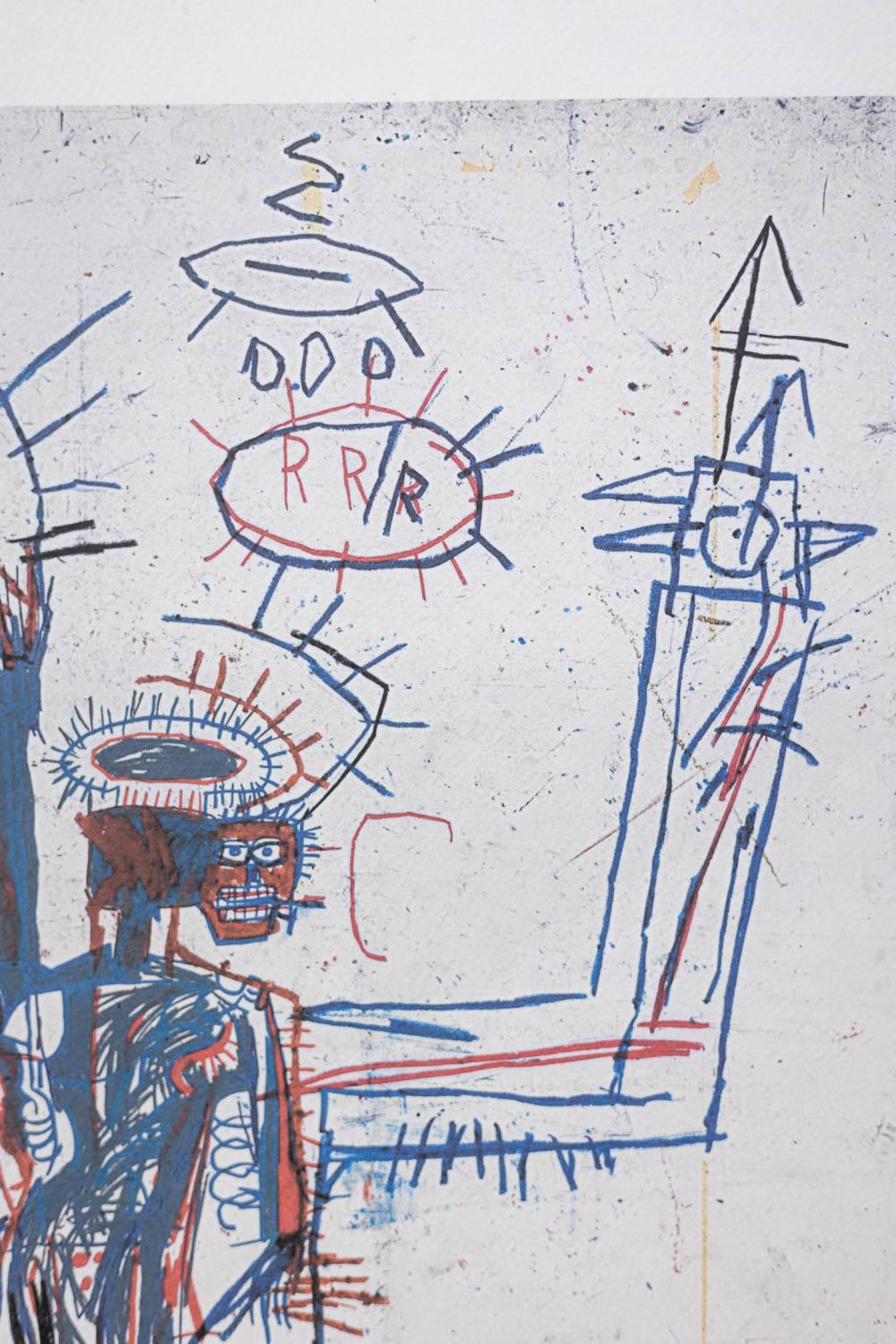 Jean-Michel Basquiat. Nummerierter Farbserigrafie-Druck. 1990s. (20. Jahrhundert) im Angebot