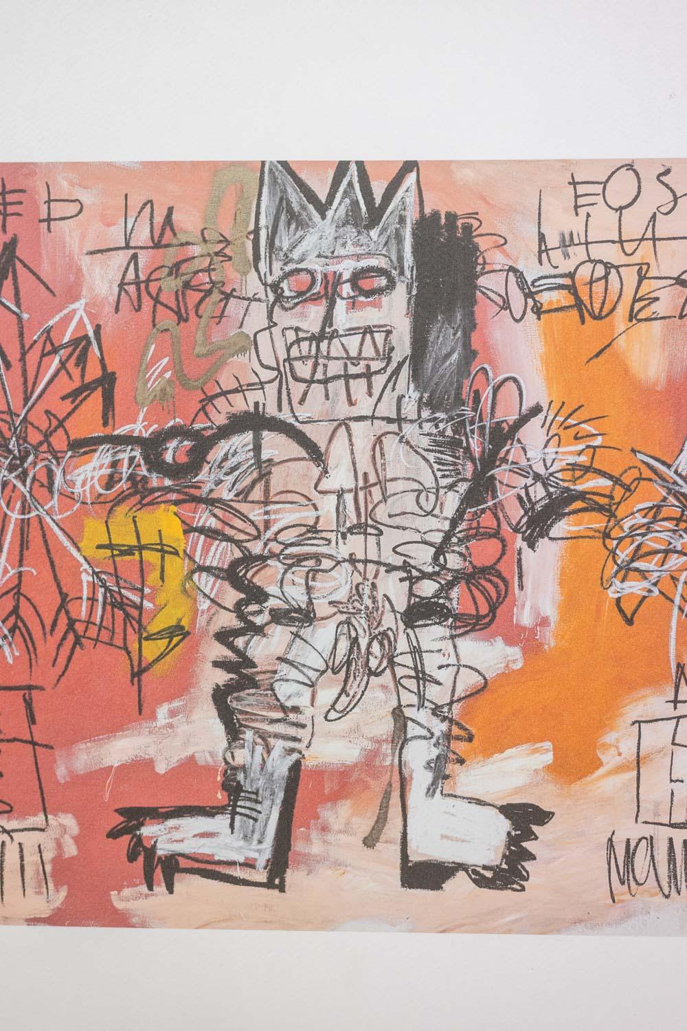 Jean-Michel Basquiat. Nummerierter Farbserigrafie-Druck. 1990s. (20. Jahrhundert) im Angebot