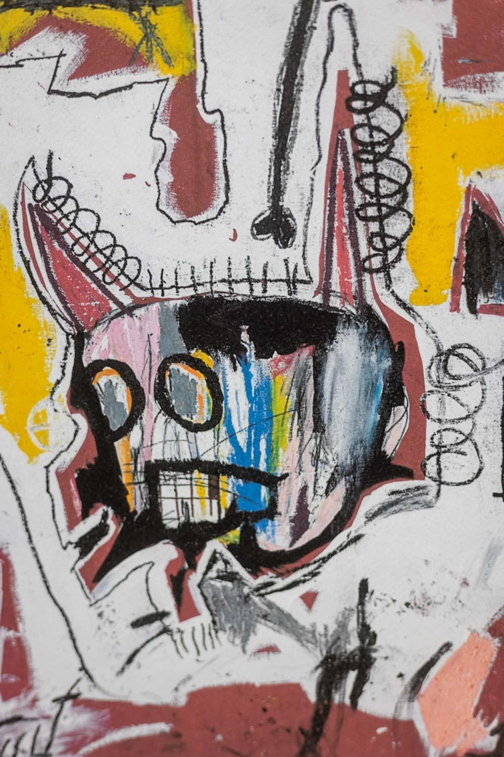 Jean-Michel Basquiat. Nummerierter Farbserigrafie-Druck. 1990s. (Ende des 20. Jahrhunderts) im Angebot