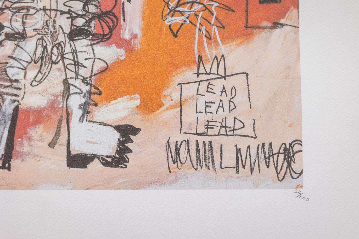 Jean-Michel Basquiat. Nummerierter Farbserigrafie-Druck. 1990s. im Angebot 2