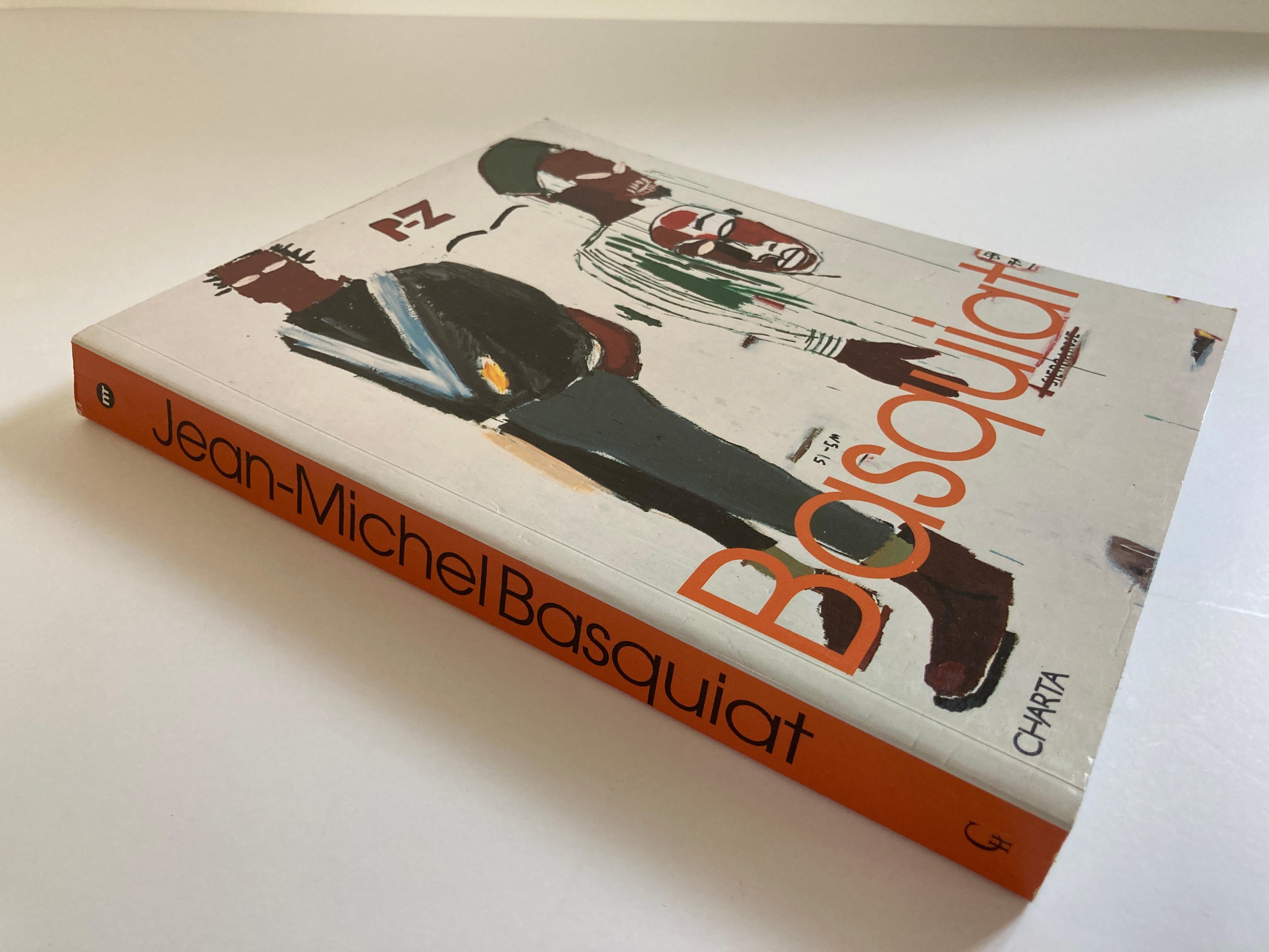 Jean-Michel Basquiat Paperback – July 2, 1999 table book soft cover.
Providing a serious and generous overview of Basquiat's career, this monograph will please novice and fan alike, with its high-quality illustrations, including 50 works on canvas,