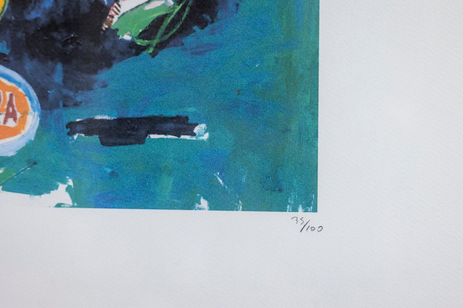Silk Jean-Michel Basquiat, Screenprint, 1990s For Sale