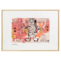 Vintage Jean-Michel Basquiat, Screenprint, 1990s