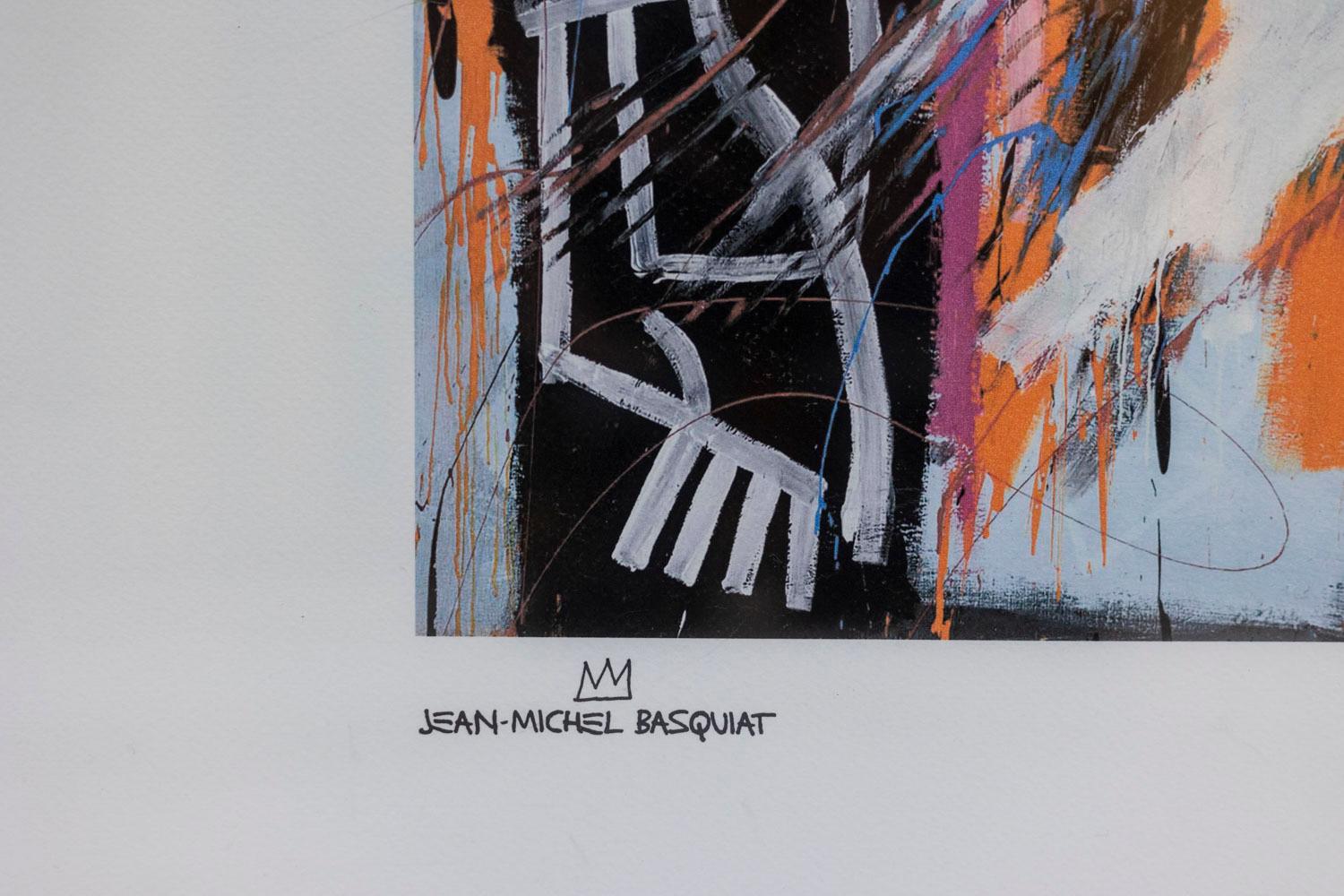 French Jean-Michel Basquiat, Silkscreen, 1990s