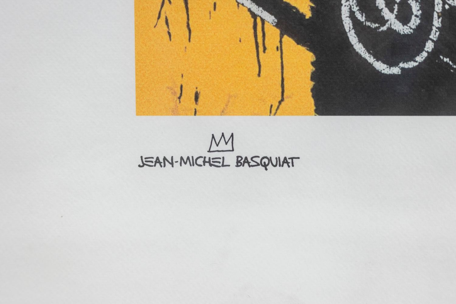 20th Century Jean-Michel Basquiat, Silkscreen print, 1990s For Sale