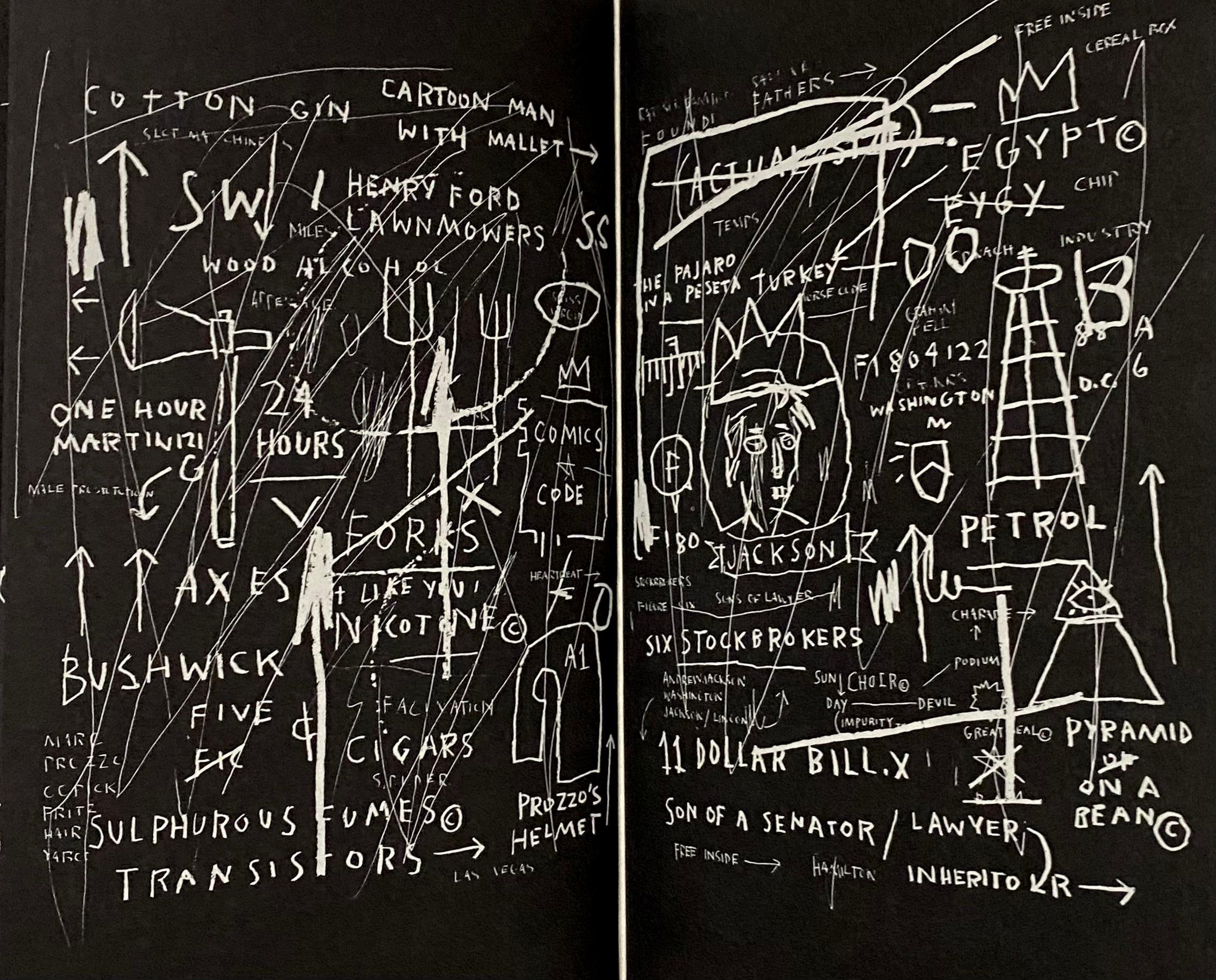 Art Nouveau Jean-Michel Basquiat The Paris Review, 1982 (Basquiat Tuxedo) For Sale