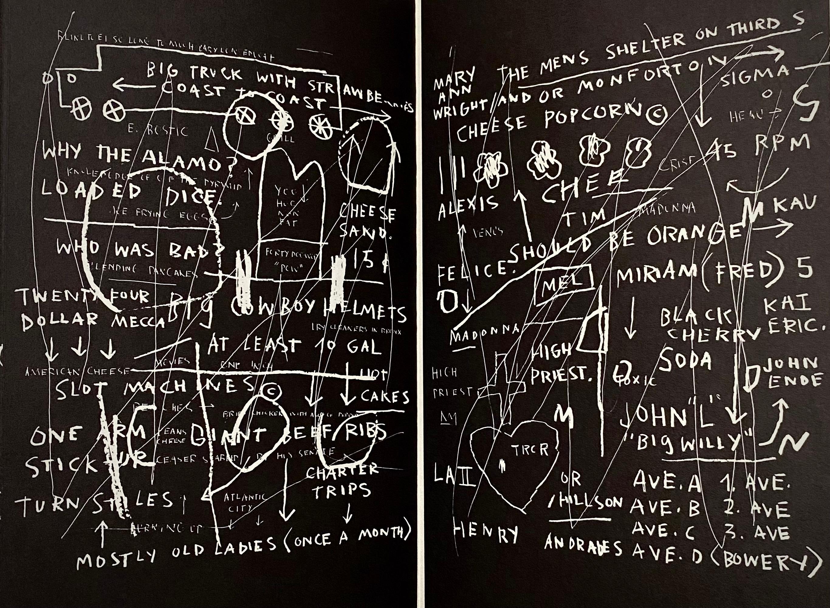 Late 20th Century Jean-Michel Basquiat The Paris Review, 1982 (Basquiat Tuxedo) For Sale