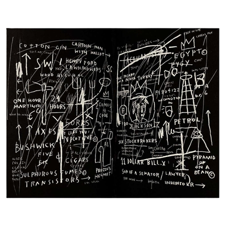 Jean-Michel Basquiat The Paris Review, 1982 (Basquiat Tuxedo)
