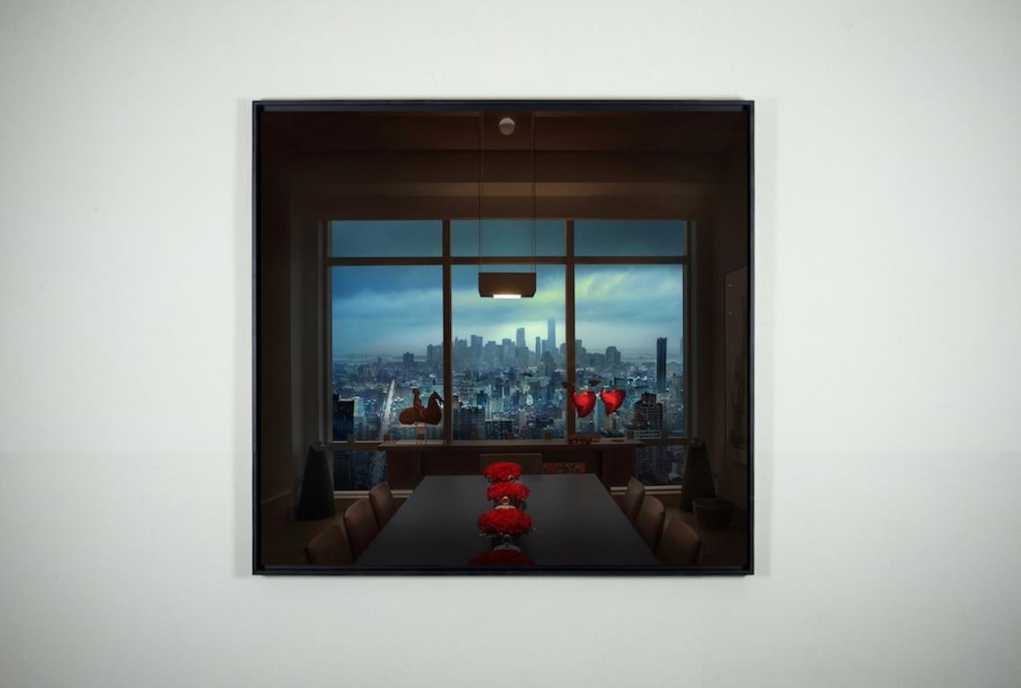 „56th floor“, Fotografie von Jean-Michel Berts (43x47 Zoll), 2017 im Angebot 1