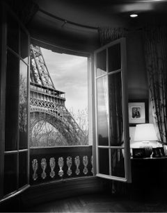 Eiffel Tower, Paris , France Black and white