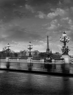 The Eiffel Tower from the Quai Branly, Paris, Bridge