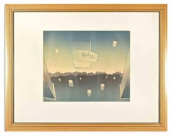 Demain (Tomorrow) - Etching by Jean Michel Folon - 1980s