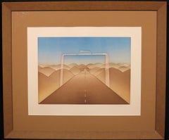 The Suitcase (surrealist landscape)