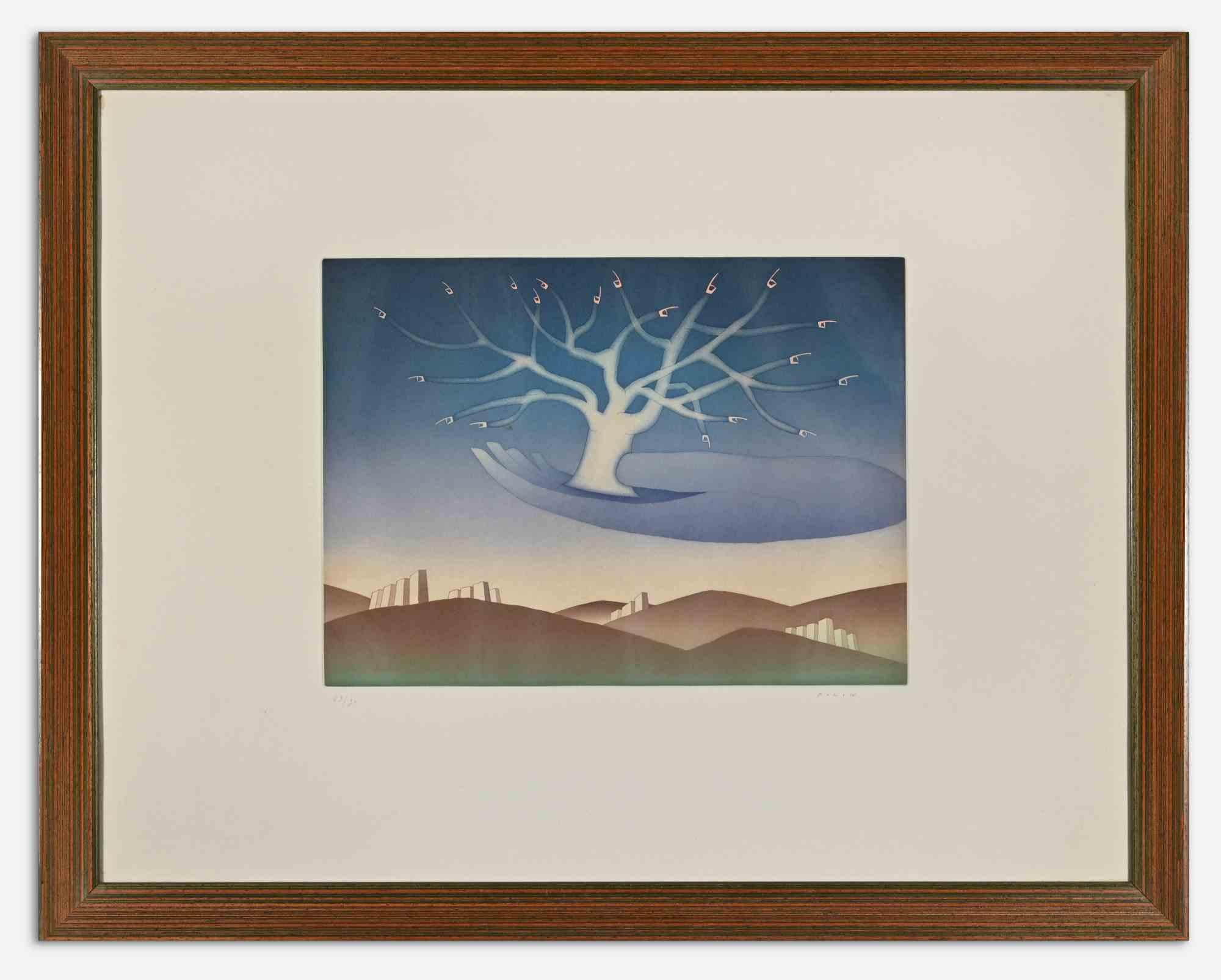 Today - Original Etching by Jean Michel Folon - 1980s 4