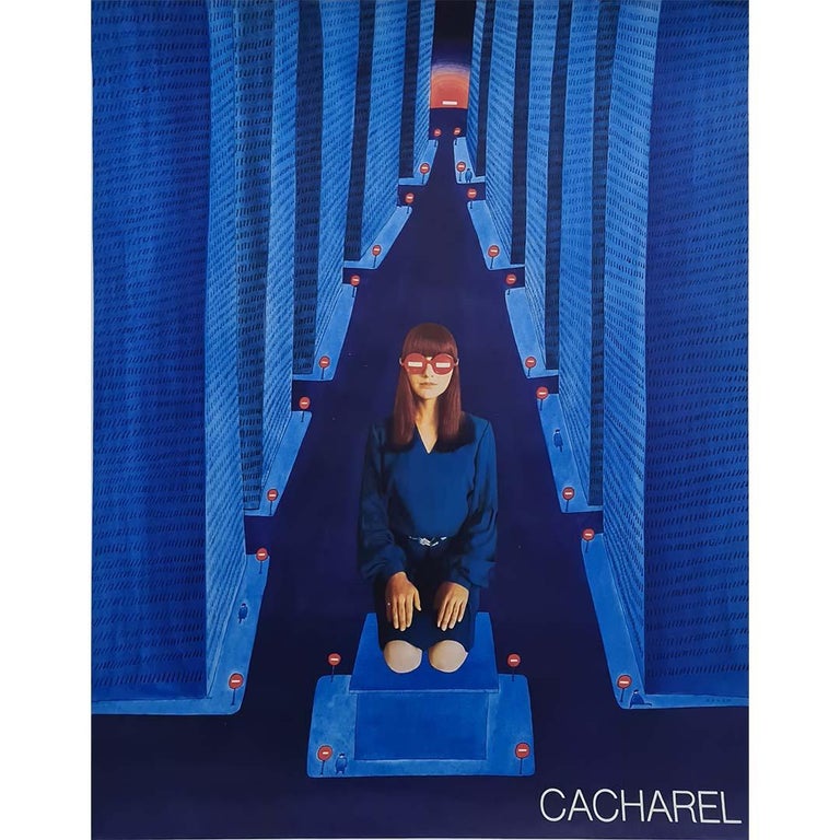 JeanMichel Folon OriginalWerbeplakat von JeanMichel Folon aus dem