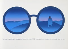 Editions Lahumiere (Eyeglasses), Serigraph by Jean-Michel Folon