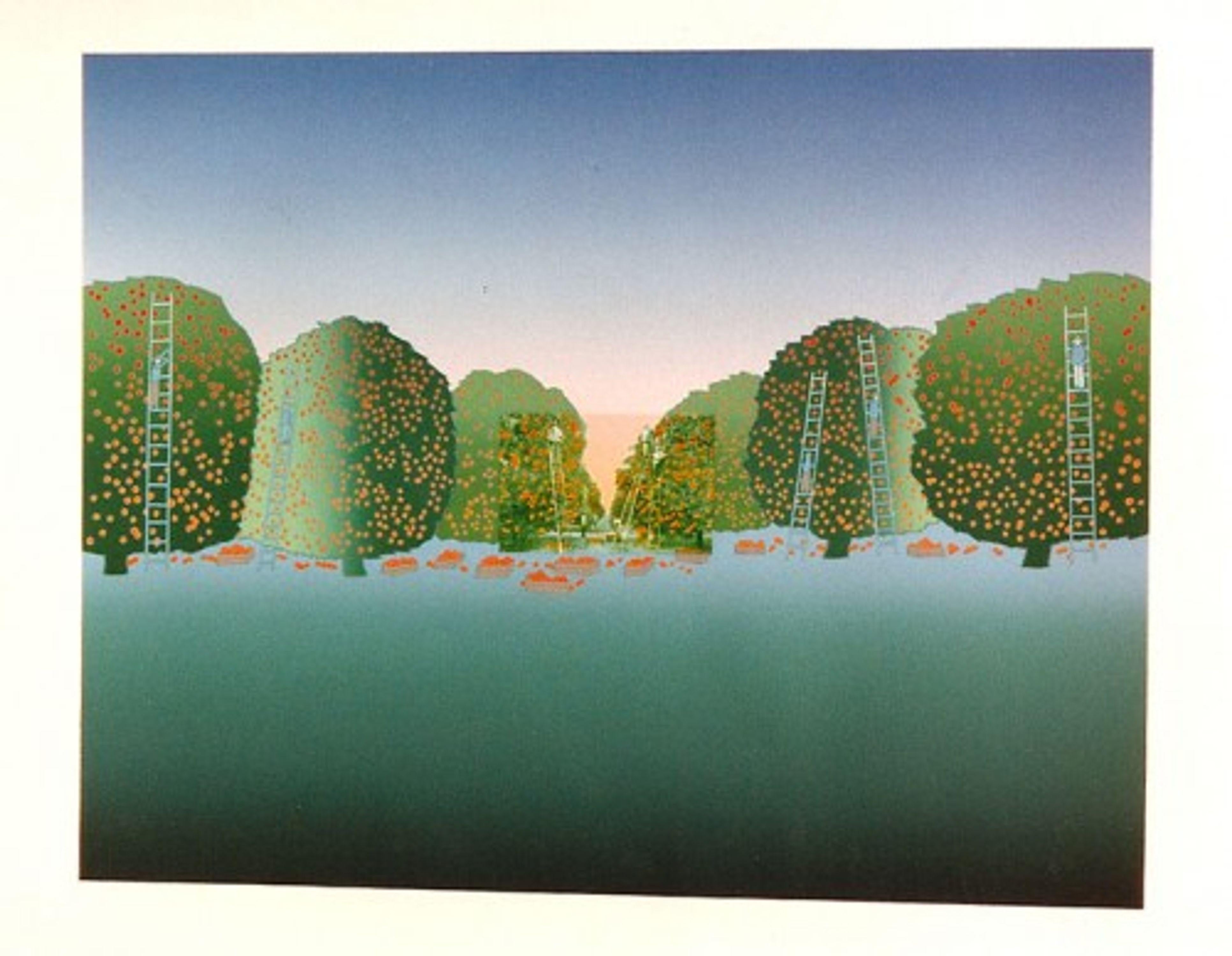 Je vous ecris de Florida - Print by Jean-Michel Folon