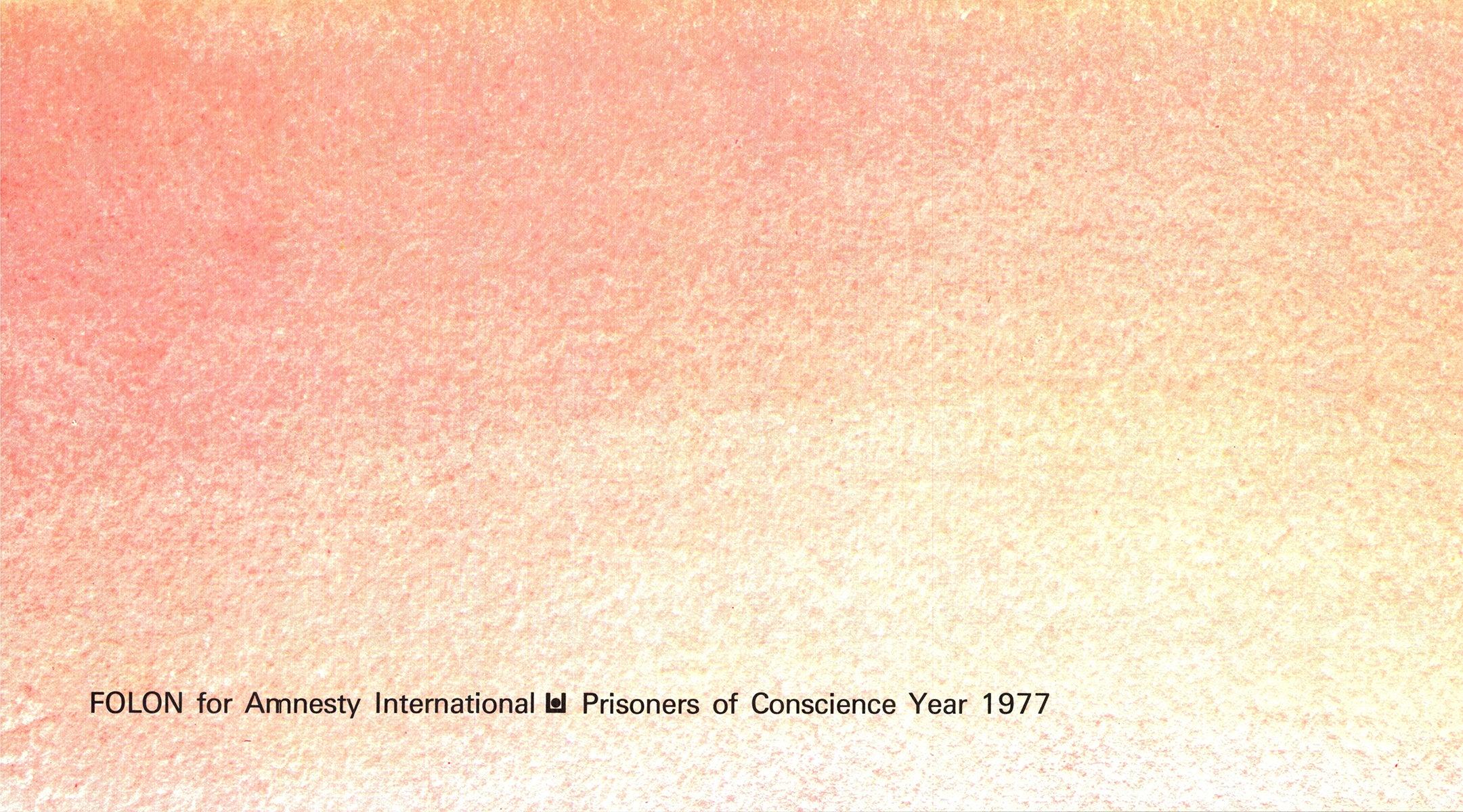 Jean-Michel Michele  Affiche Amnesty International, 1977 1