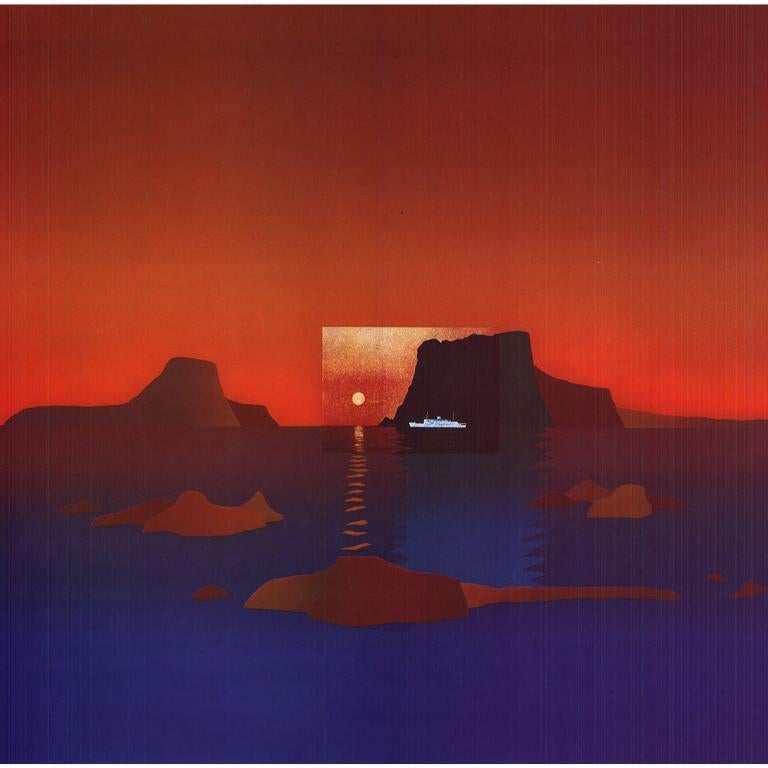 Jean-Michel Folon 'I'm Writing From' For Sale 1