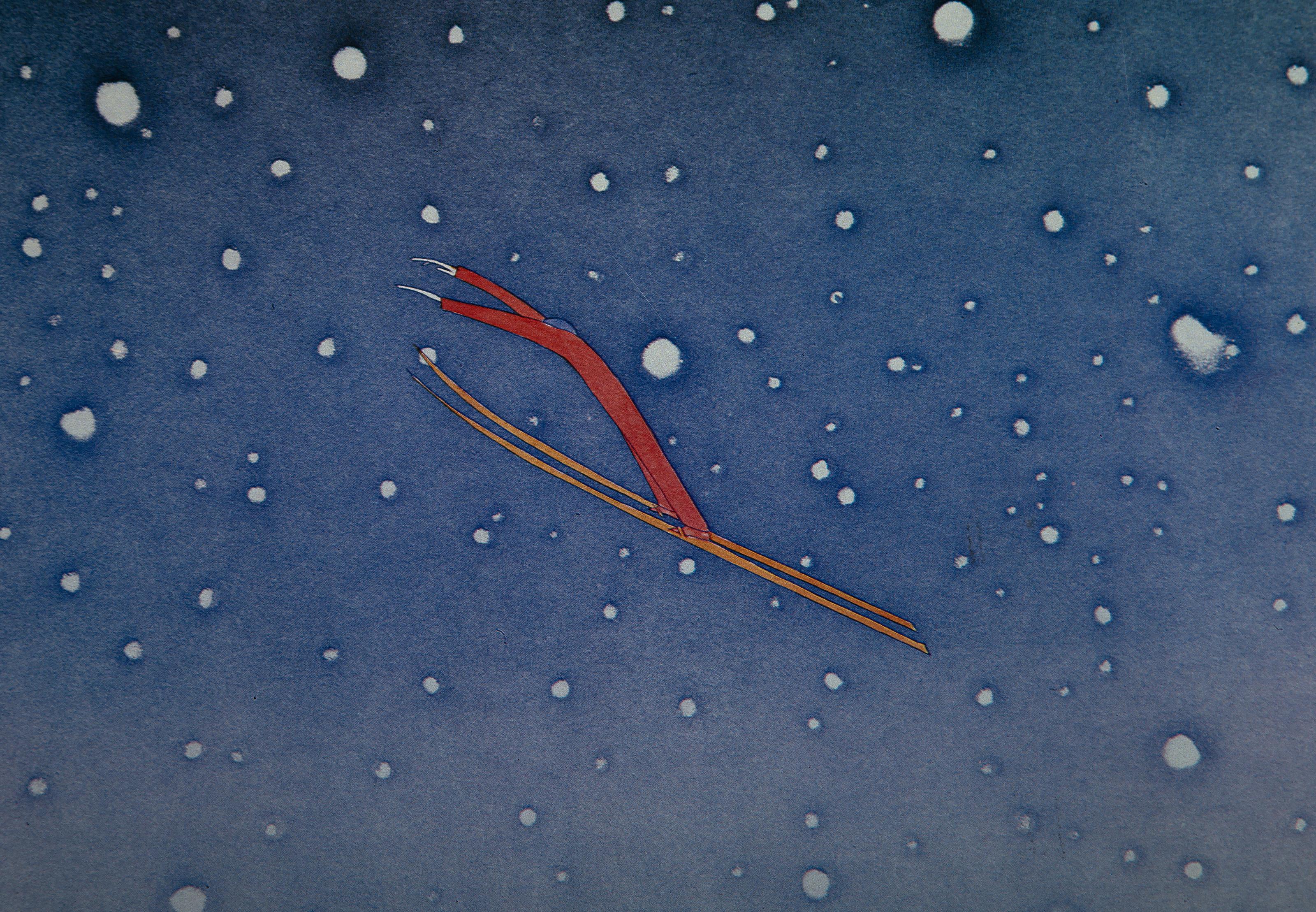XIV Olympic Winter Games, Modern Poster by Jean-Michel Folon 2