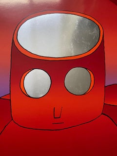 Jean Michel Folon Screenprint "L' Expression", 1973