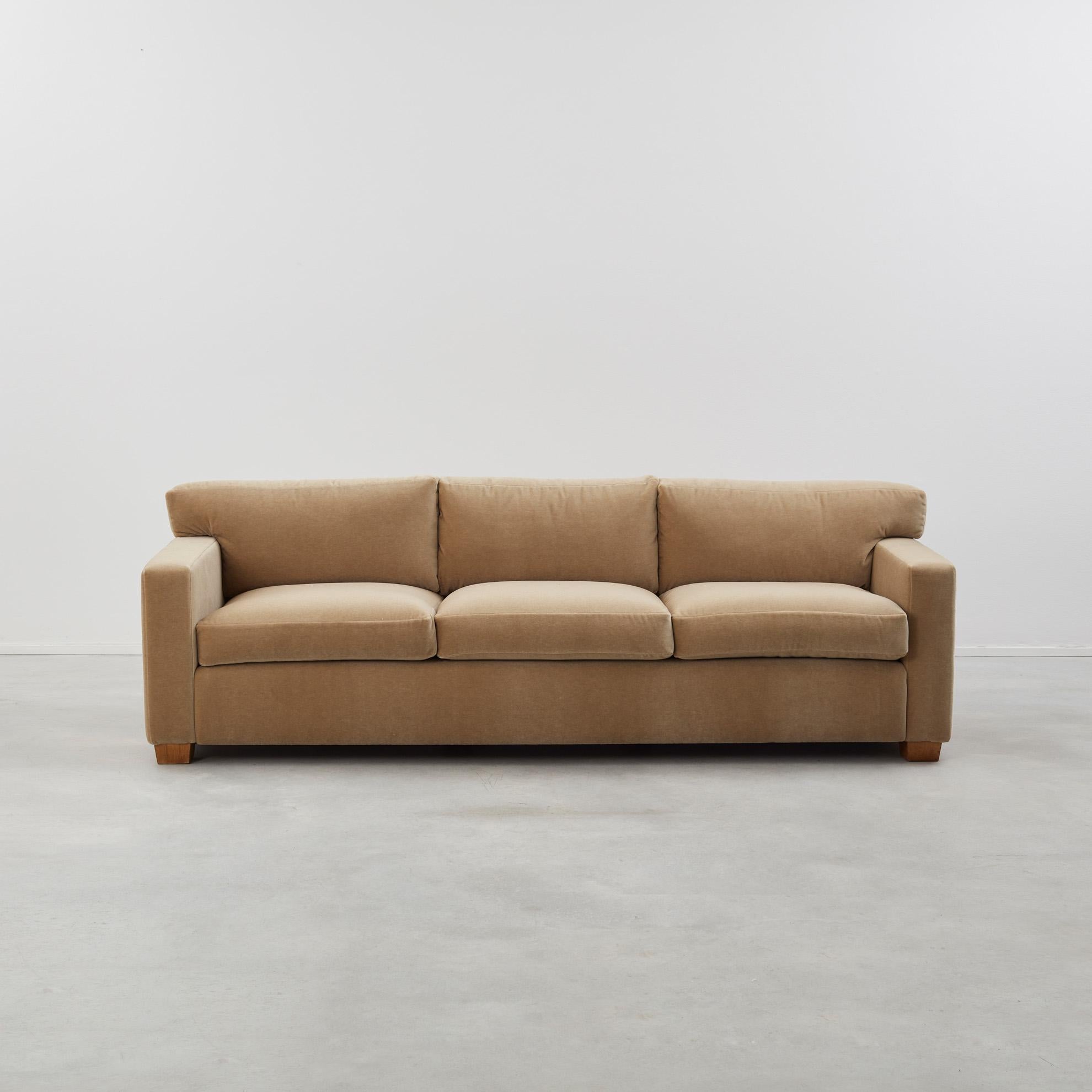 Jean-Michel Frank & Adolphe Chanaux Sofá de tres plazas para Ecart - Francia, años 1980 Art Decó en venta