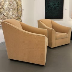 Jean-Michel Frank and Adolphe Chanaux Pair "Armchair 40" Club Chairs by Ecart