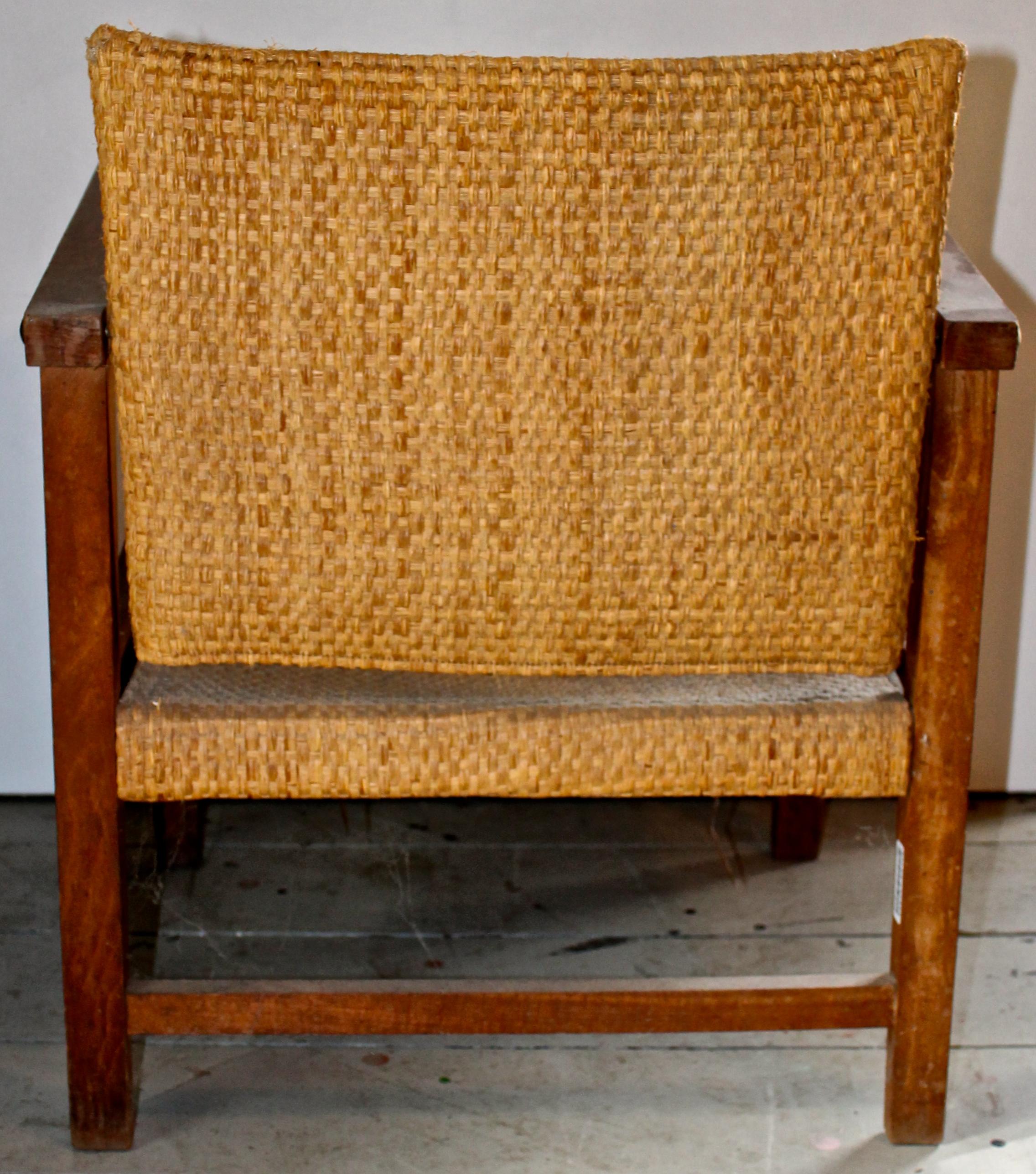 Art Deco Jean-Michel Frank Attributed Armchair For Sale