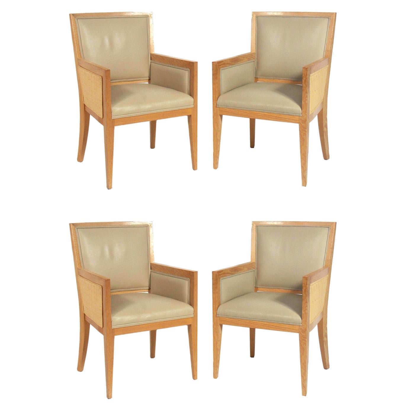 Jean Michel Frank Design Dining Chairs 