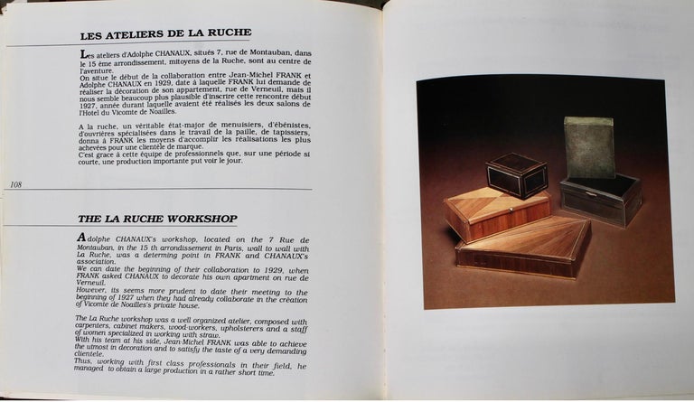 Boîte Rare Style Jean-Michel Frank - Marqueterie De Paille Années 1930 - Vintage