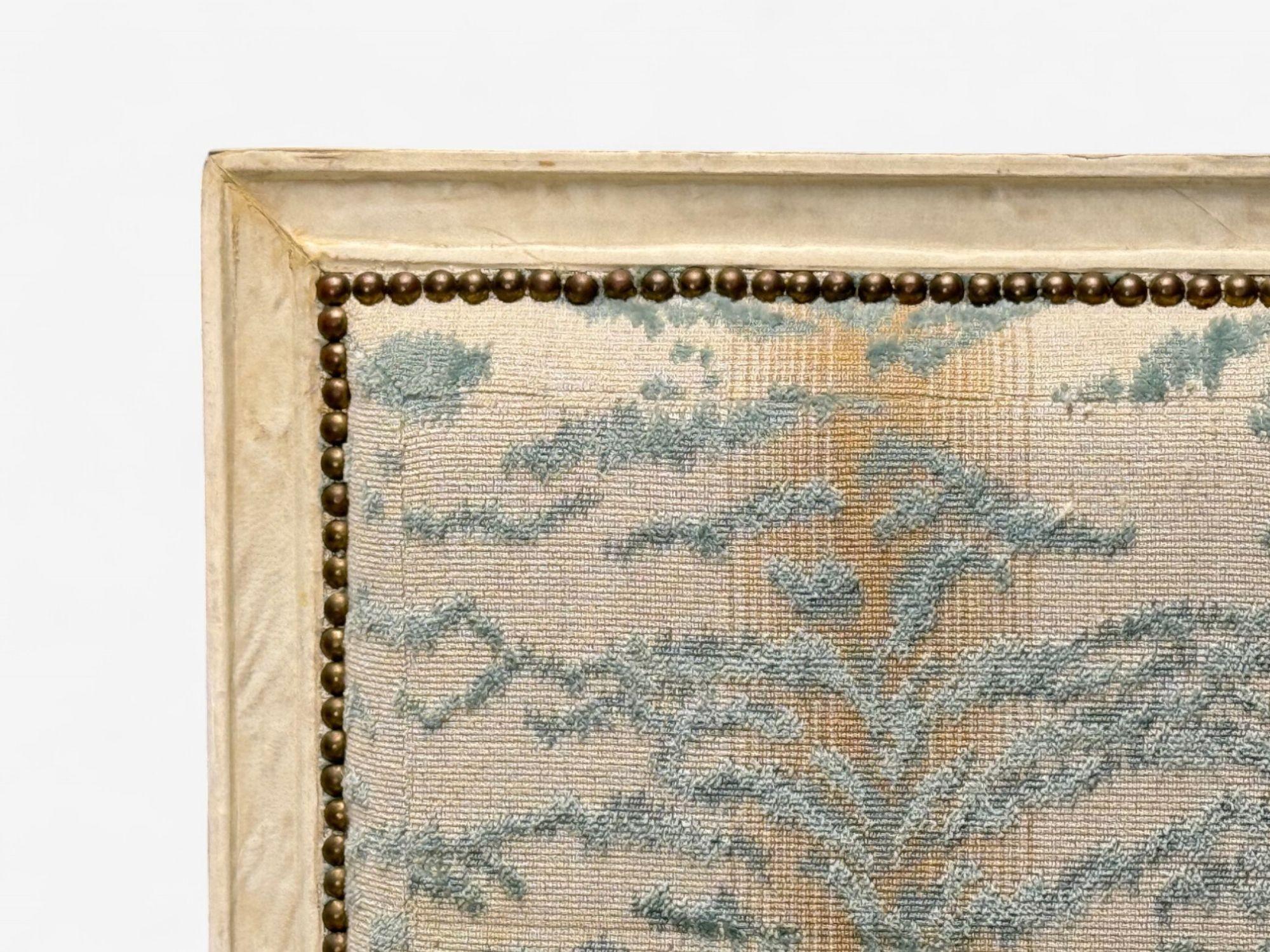 Stamped Jean-Michel Frank, Louis XVI Style, Parchment, Six Dining Chairs, 1930s For Sale 1