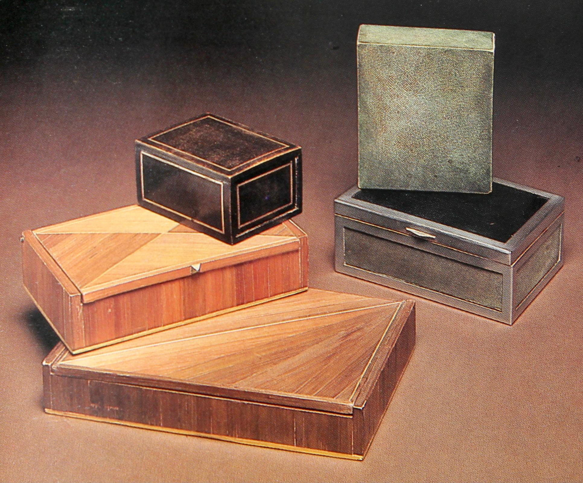 Jean-Michel Frank 'Caja de marquetería de paja' en venta 1