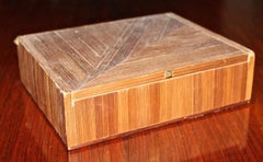 Jean-Michel Frank 'Straw Marquetry Box'