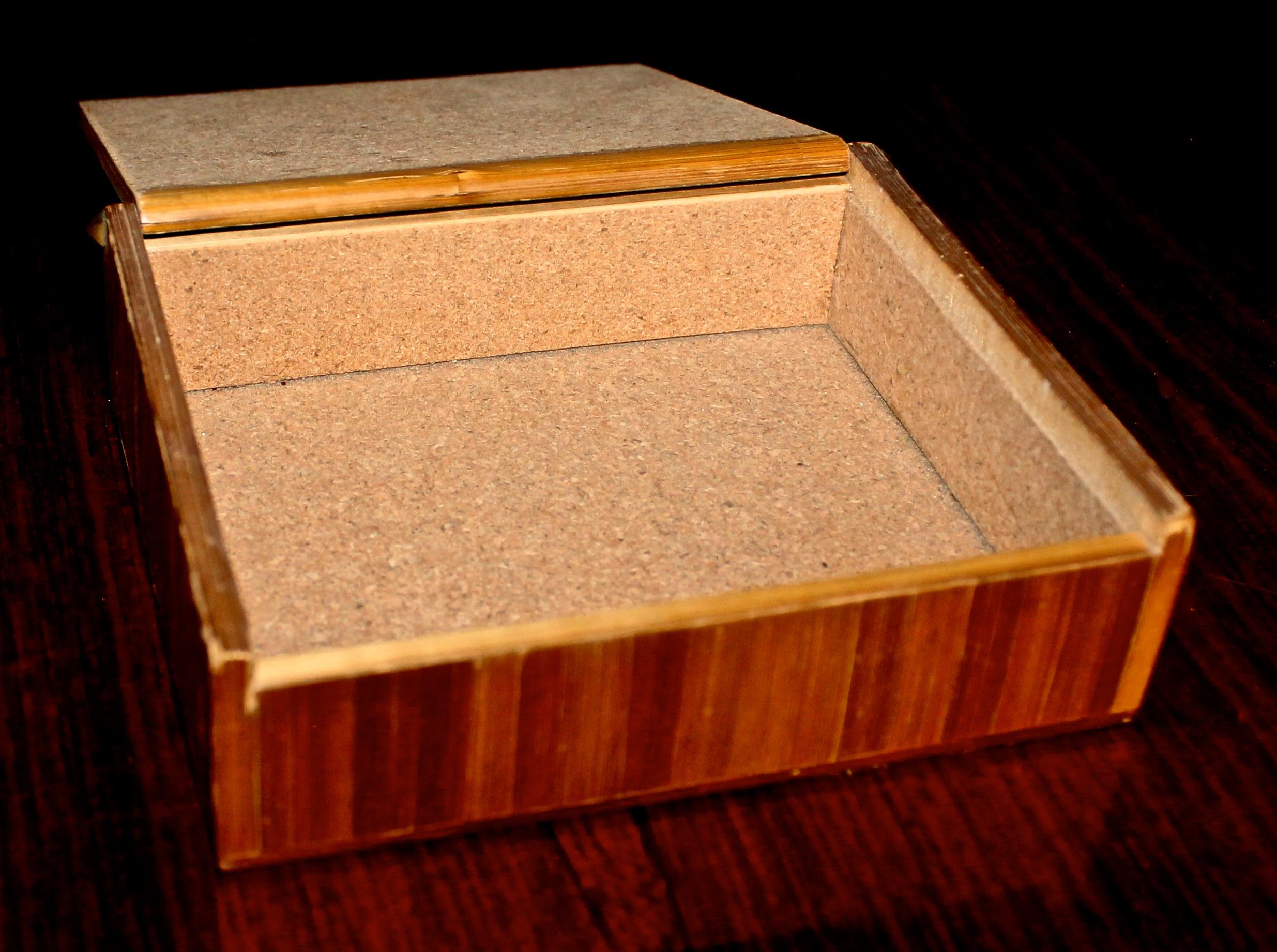 French Jean-Michel Frank 'Straw Marquetry Box' For Sale