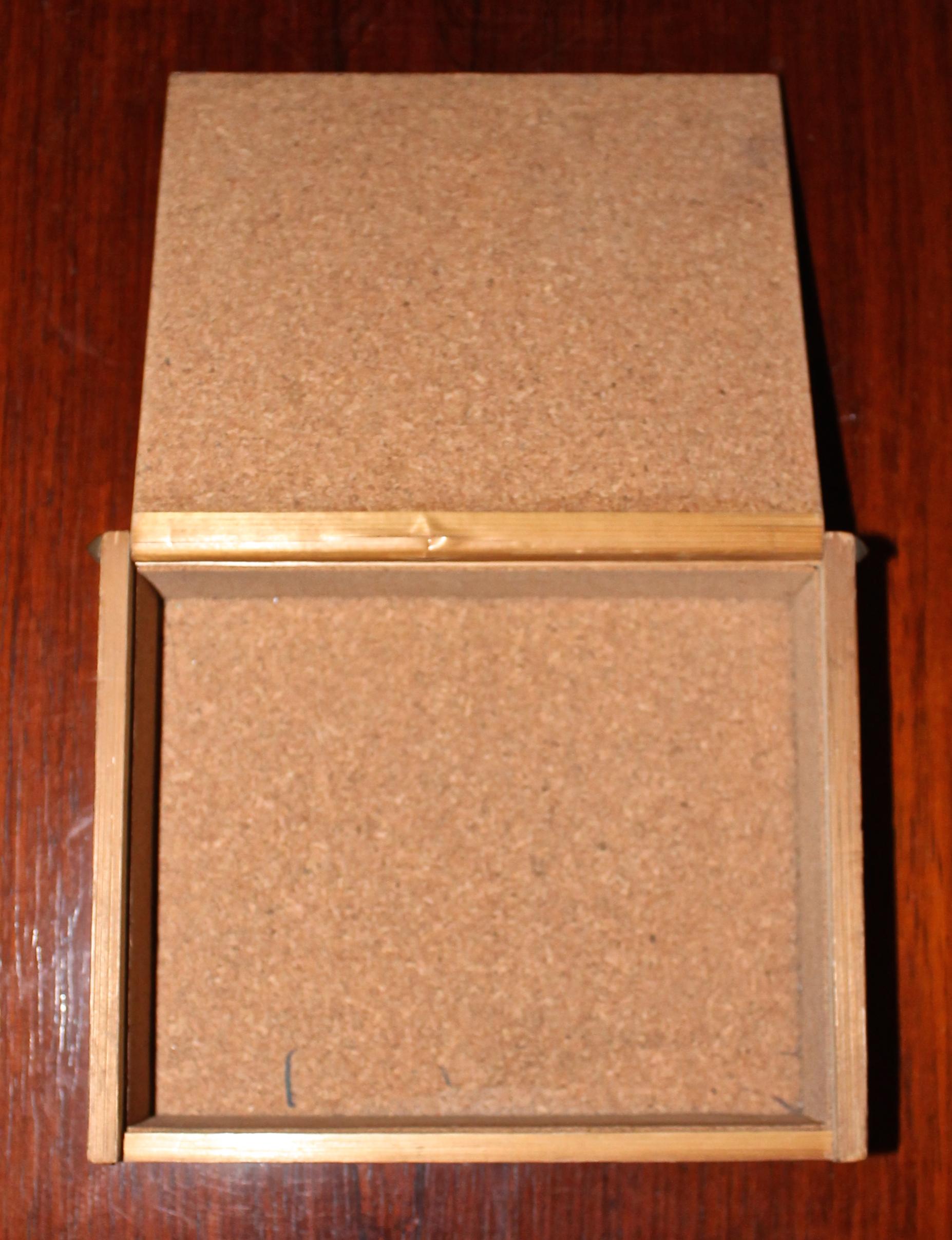 Jean-Michel Frank 'Caja de marquetería de paja' Francés en venta