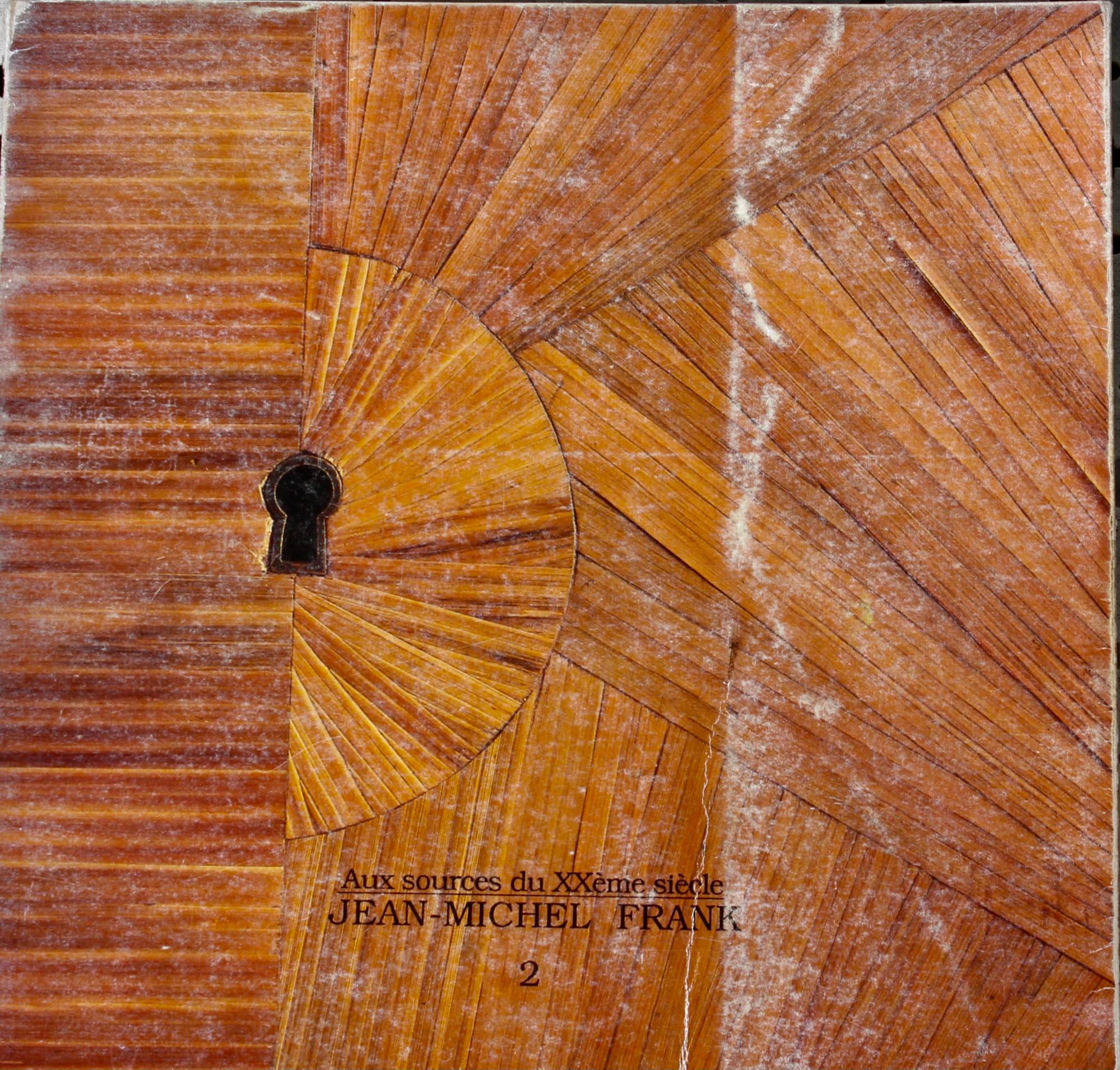 Jean-Michel Frank 'Caja de marquetería de paja' mediados del siglo XX en venta