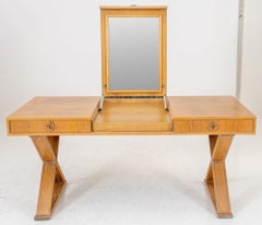 Jean Michel Frank Style Cerused Oak Dressing Table