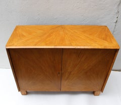 Jean Michel Frank Style Inlaid Wood Cabinet