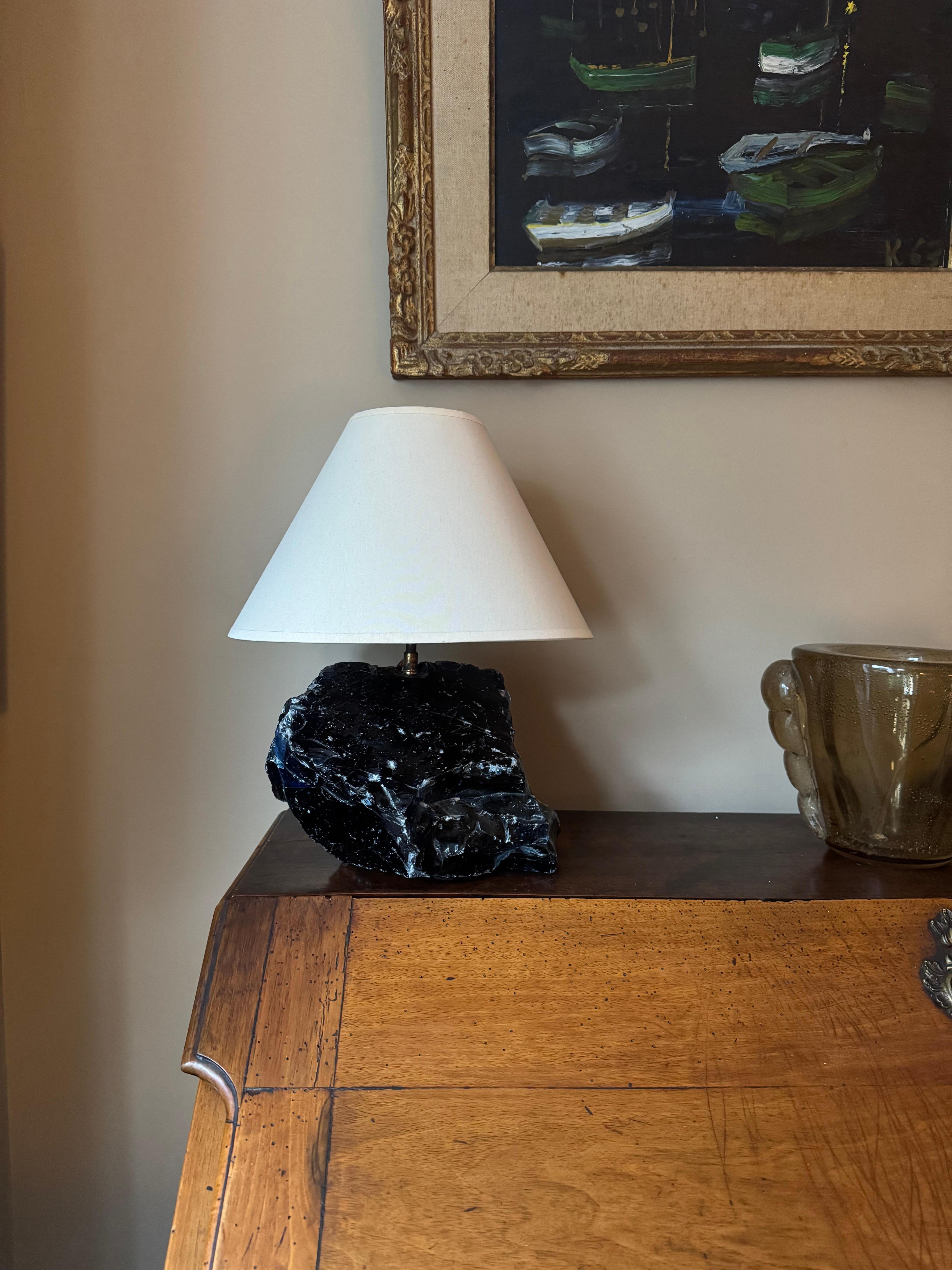 Lámpara de cristal sin pulir estilo Jean-Michel Frank en Bueno estado para la venta en London, GB