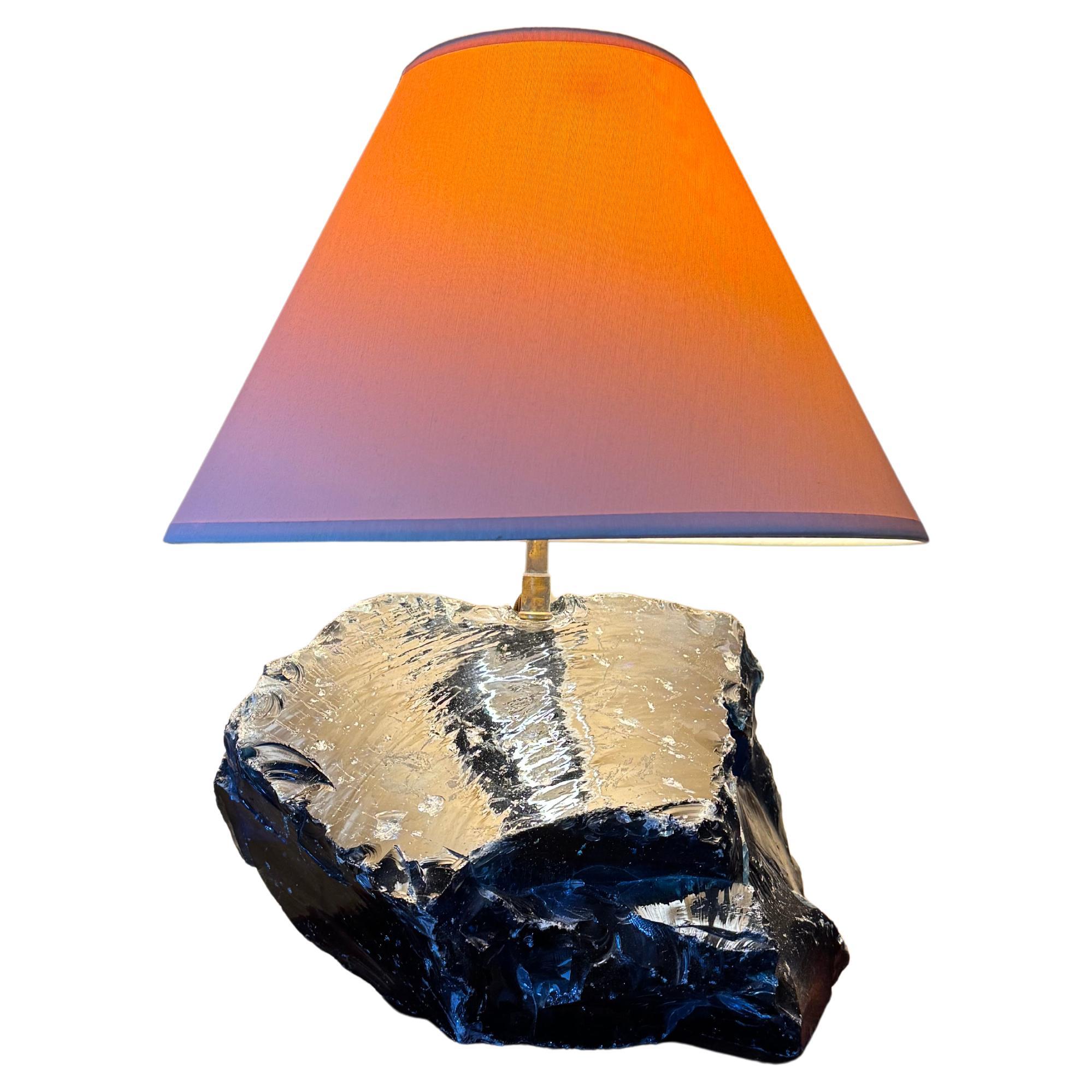 Lámpara de cristal sin pulir estilo Jean-Michel Frank en venta