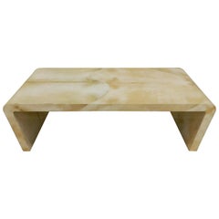 Jean Michel Frank style Waterfall Parchment Table