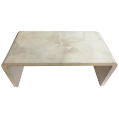 Jean Michel Frank Waterfall Parchment Coffee Table