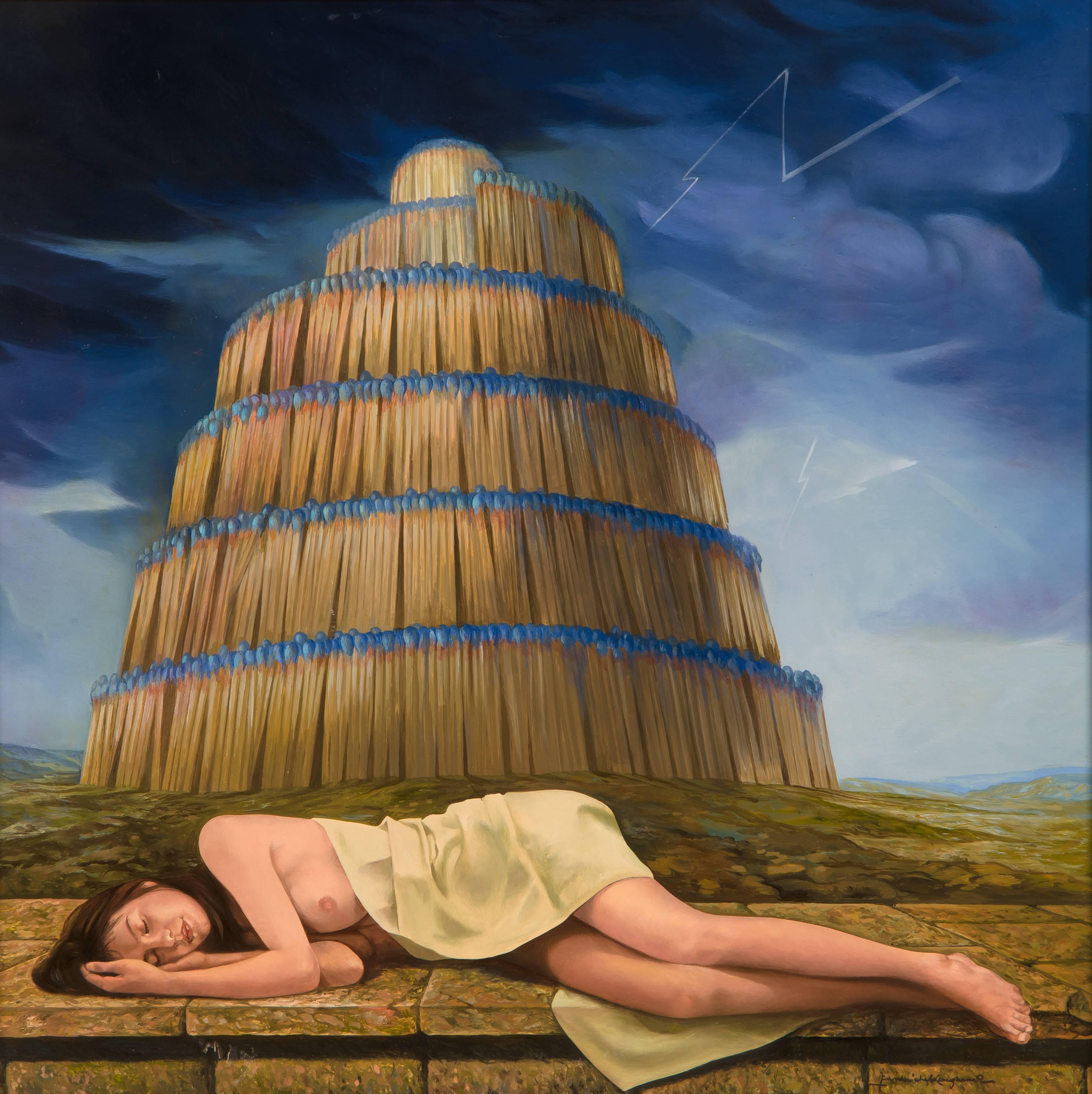 Lengrand, Jean-Michel Figurative Painting - Dream